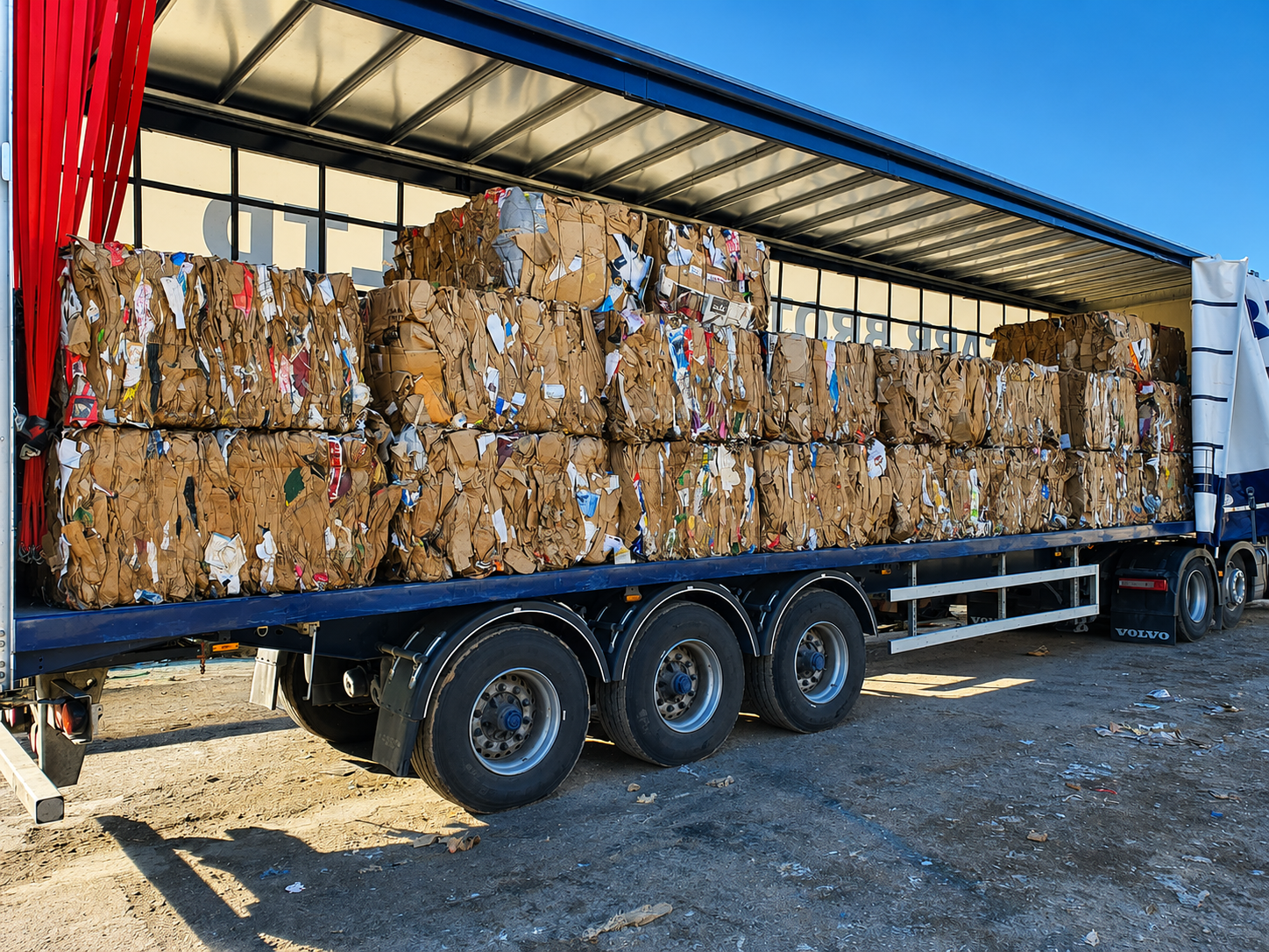 Recyclable material ready for trading and brokerage