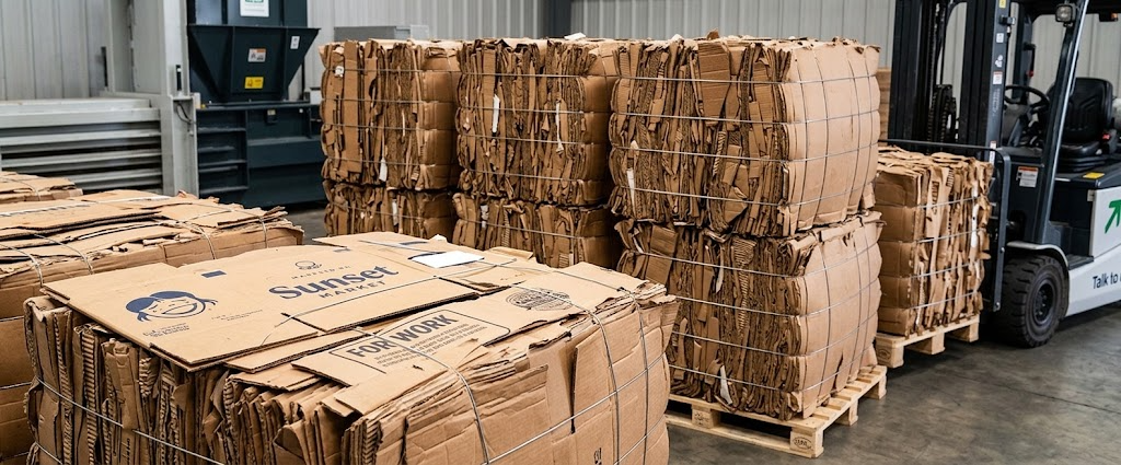 Cardboard recycling service in Manchester
